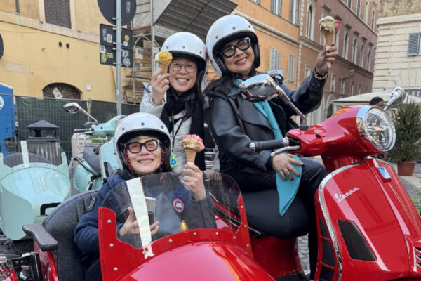 Vespa Sidecar Roma Gelato 1